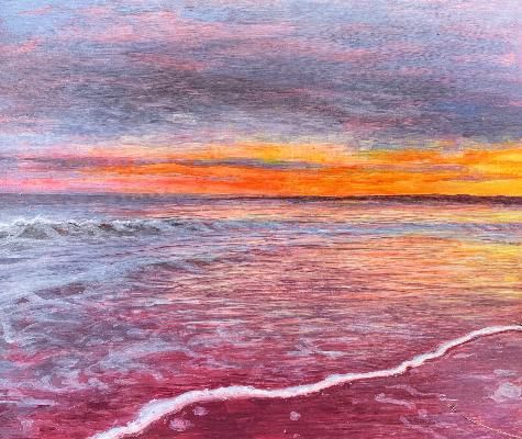 'Tentsmuir Sunset' (2024) Morwenna King