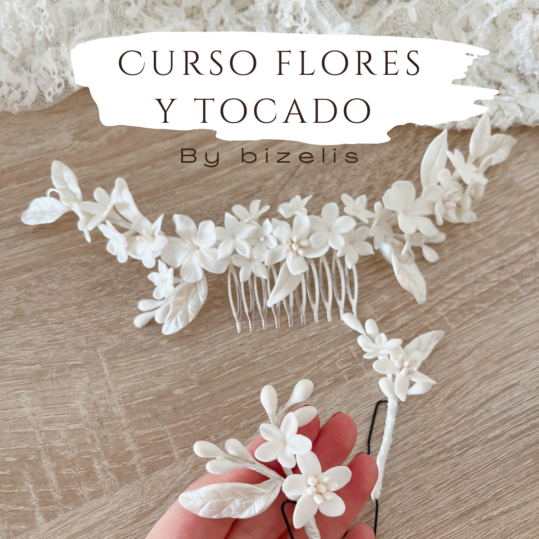 curso online para aprender a hacer flores de porcelana 