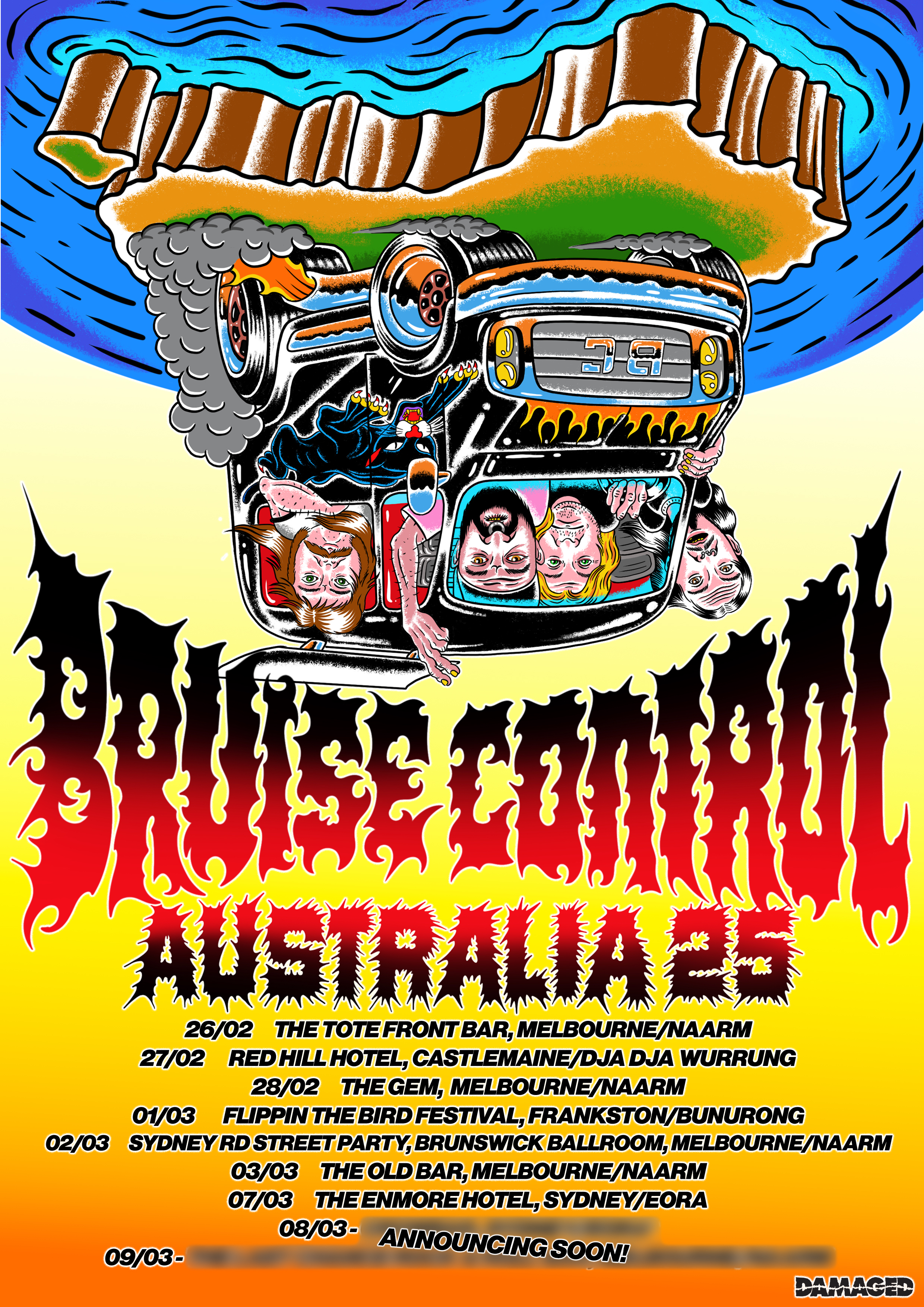 Bruise Control Australia Tour 2025