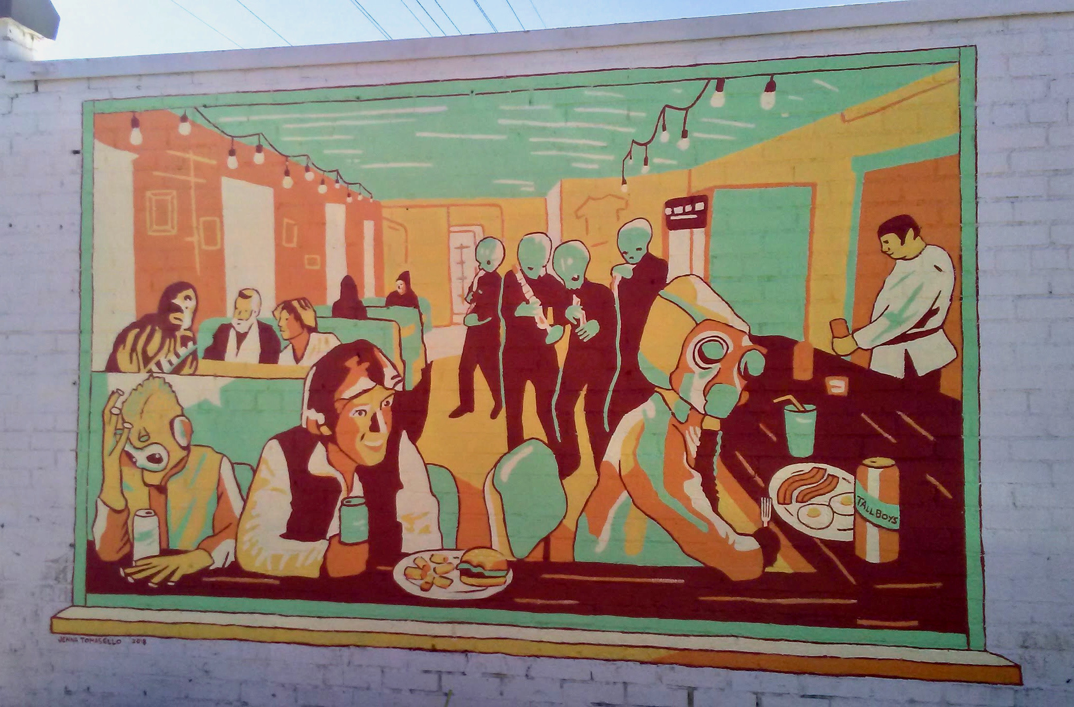Jenna Tomasello Tallboy's Mural Tucson AZ