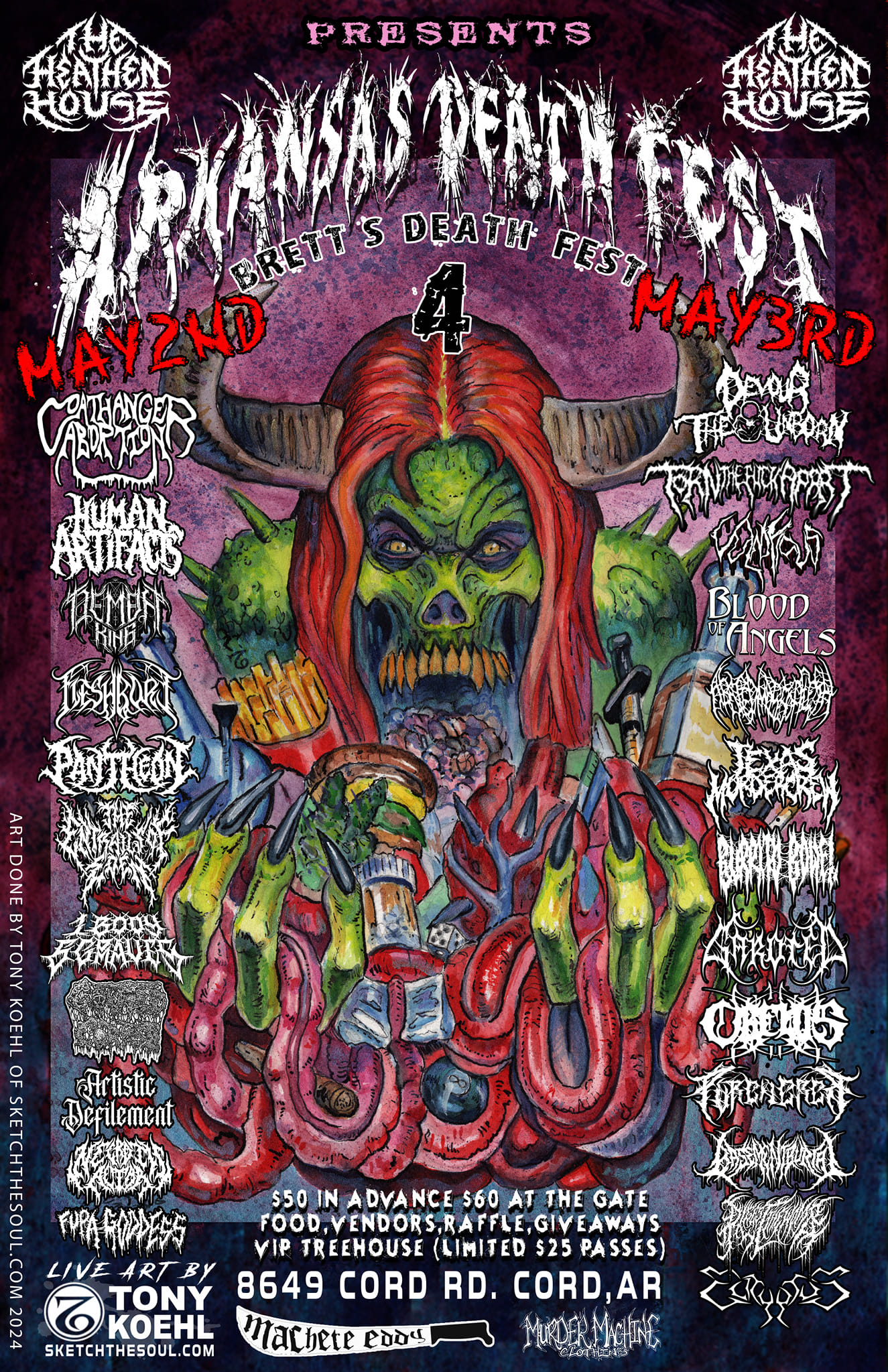 Arkansas Death Fest poster