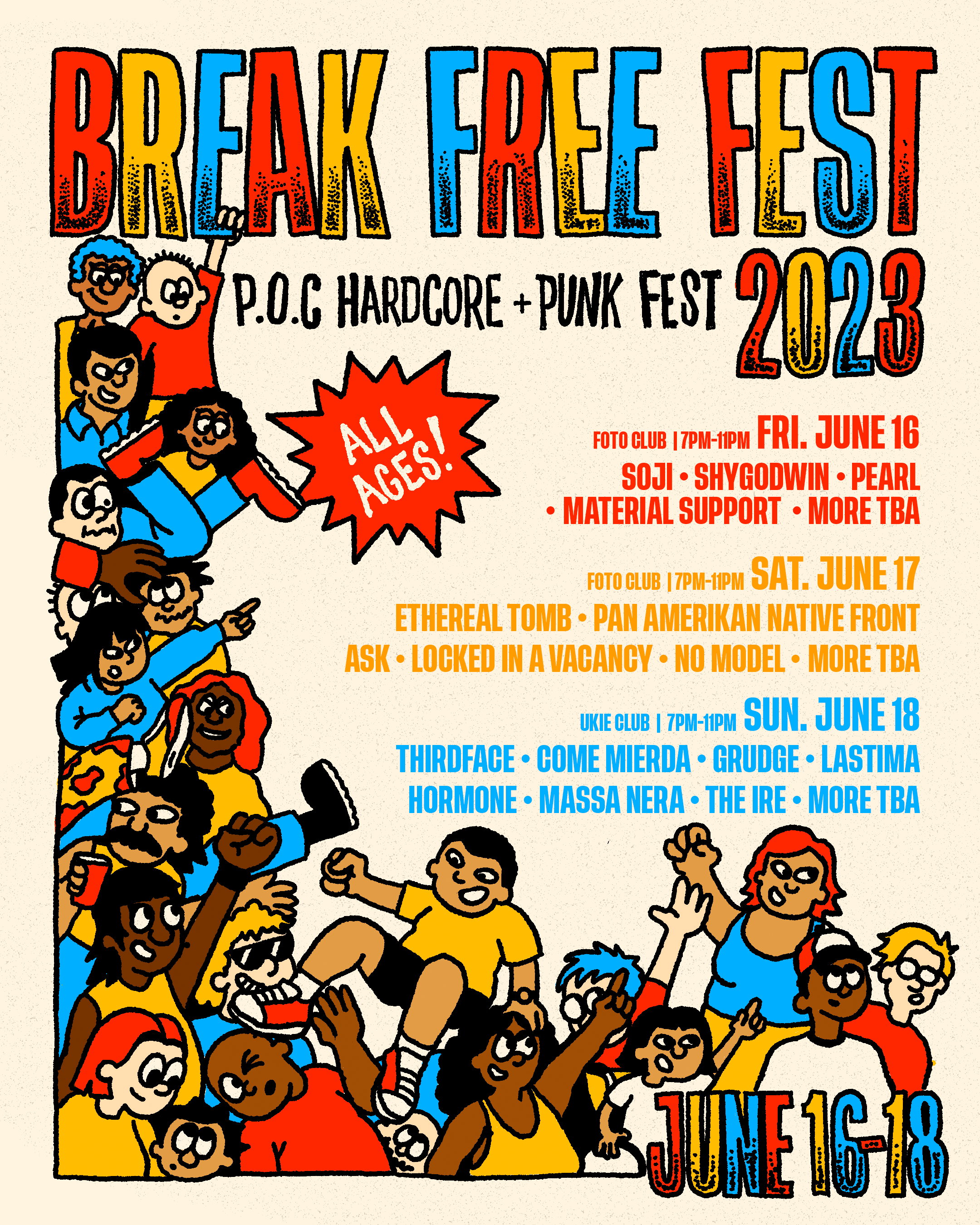 Break Free Fest 2023 poster