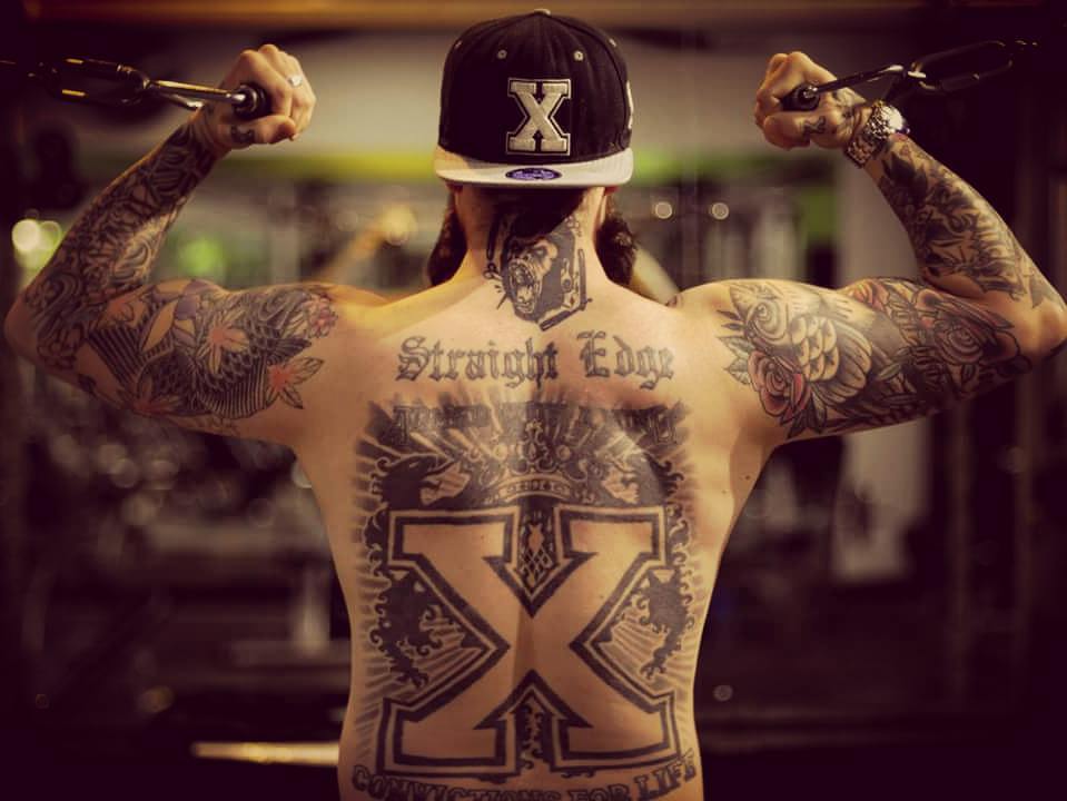 Phil's work within the hardcore community lead to many stories for his book The Only Way, his #straightedge back piece recognised worldwide as well as acknowledged in the liner notes of xRepresentsx Relentless EP. 