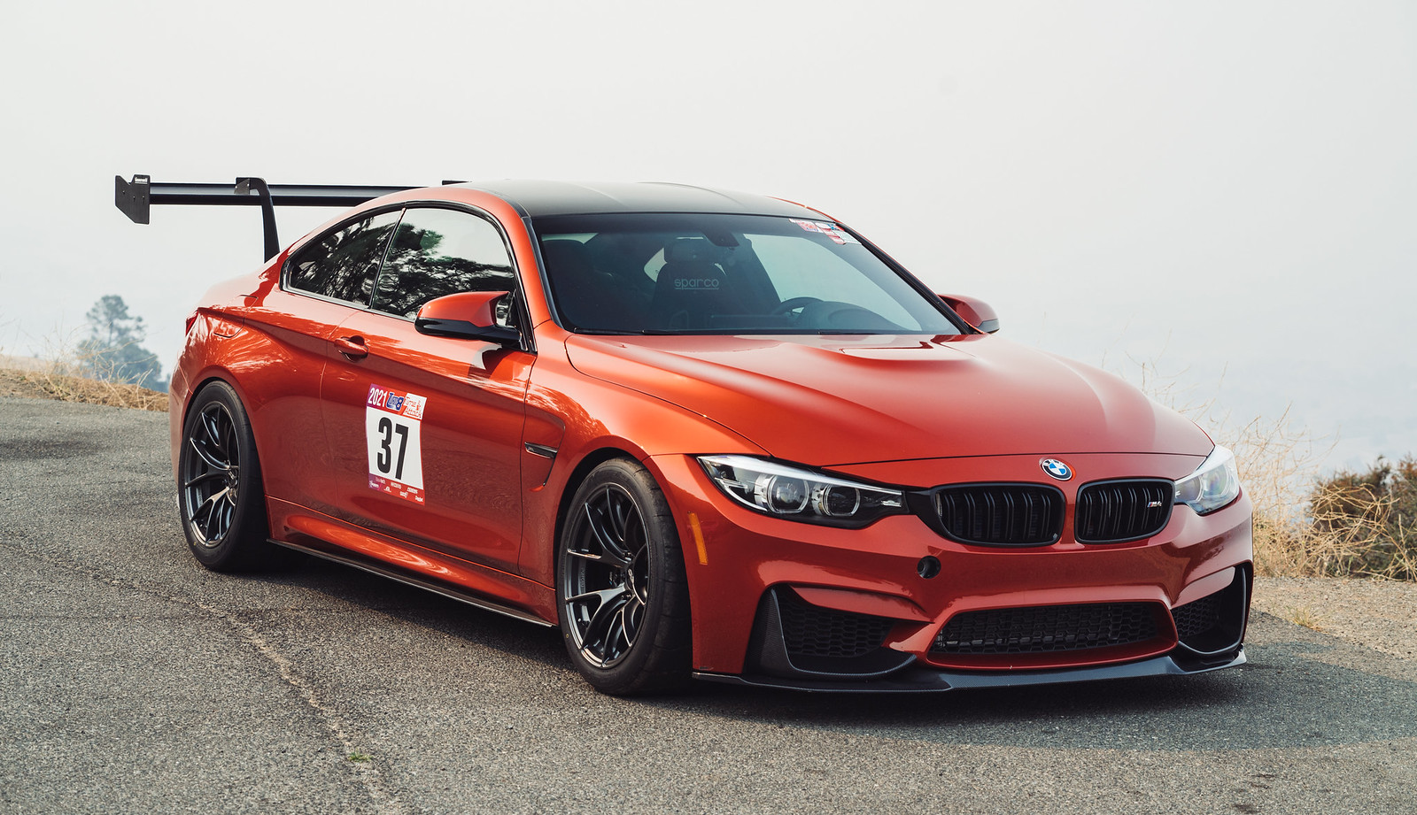 F82 BMW M4 Time Attack Big Wing