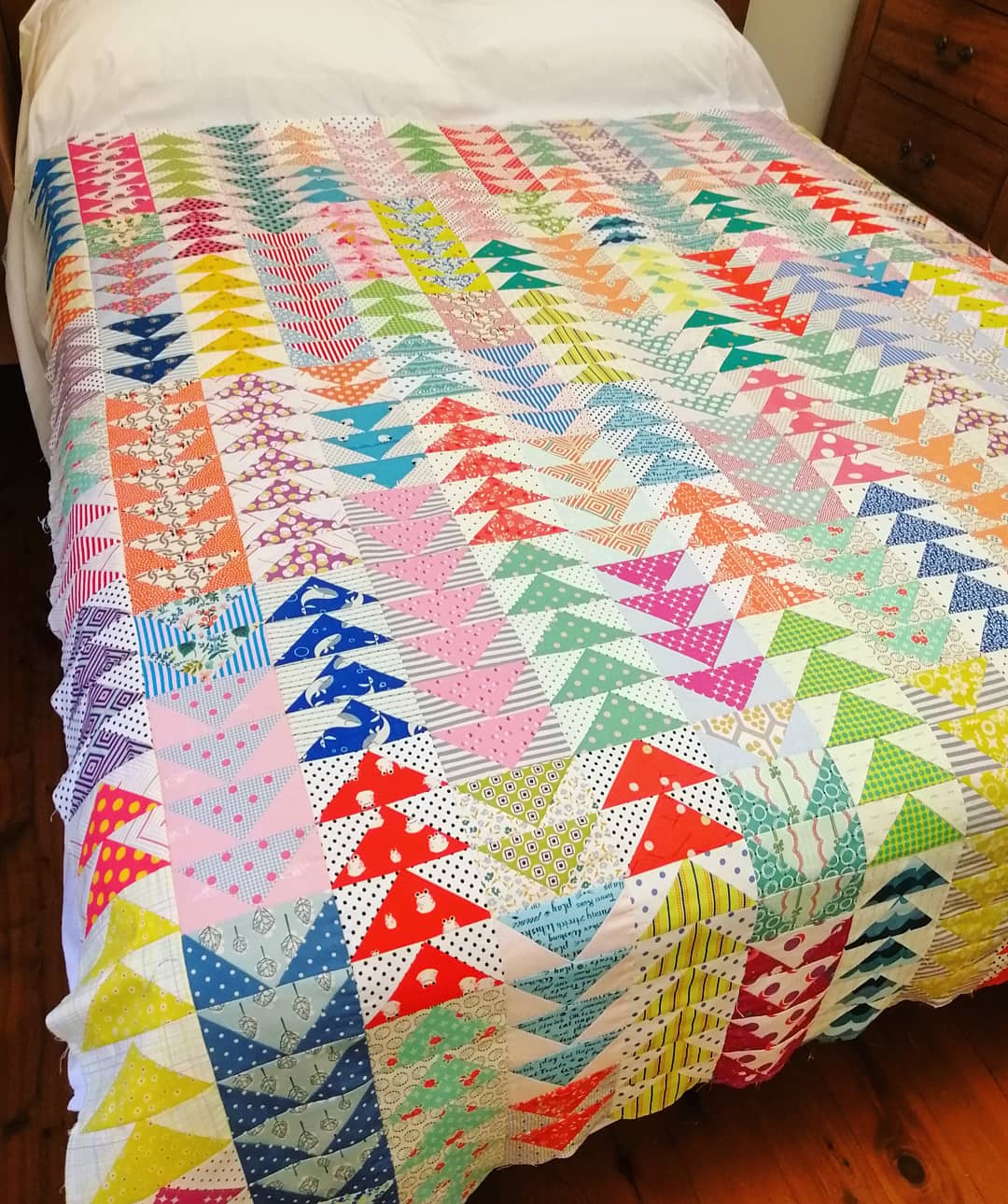 Flying Geese quilt