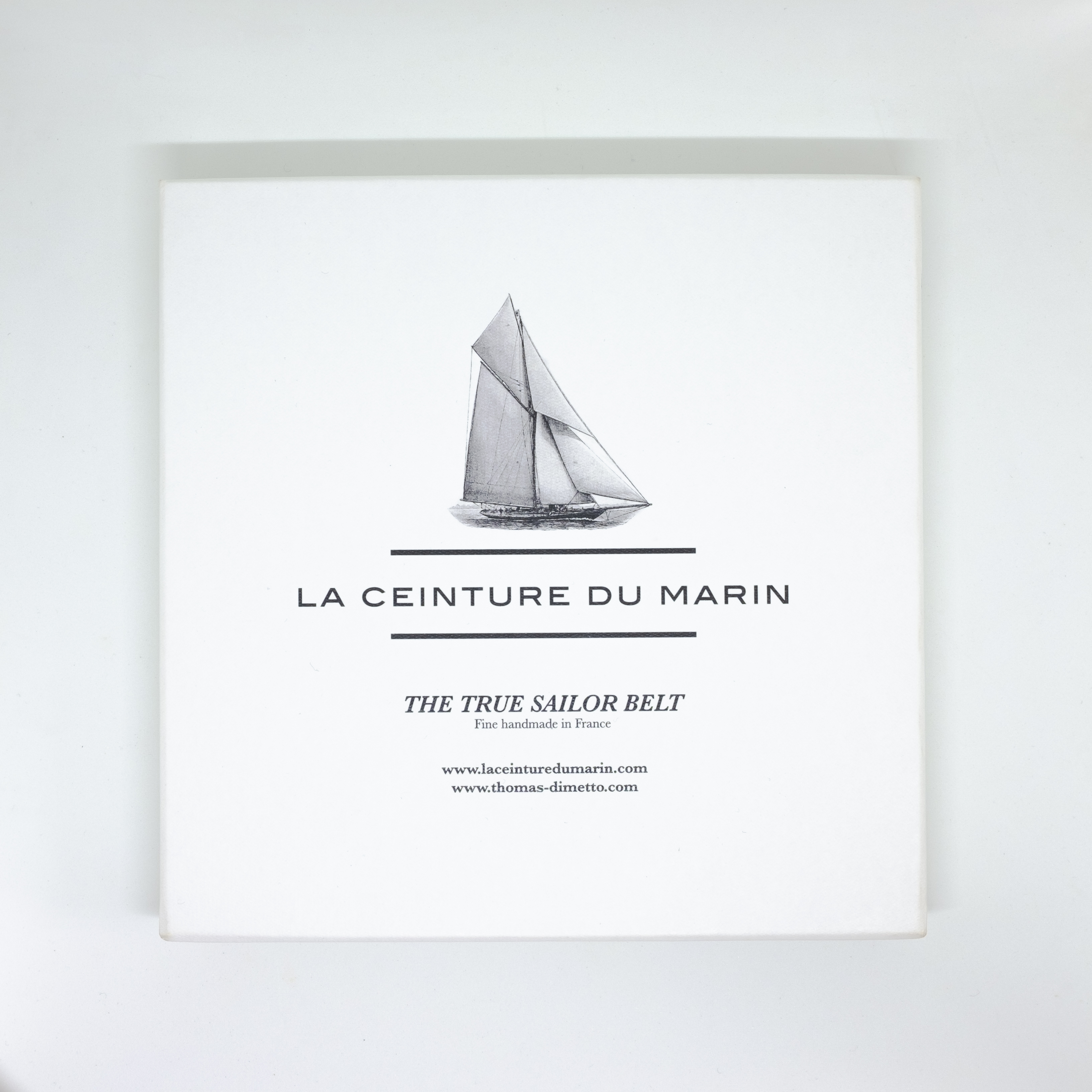 Coffret blanc recyclable La Ceinture Du Marin