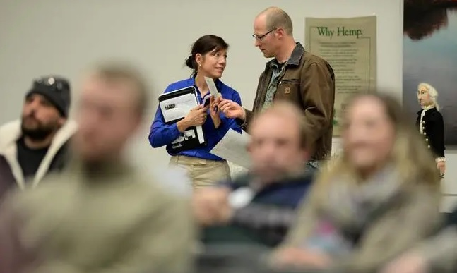 Karina Zedalis attends Adams County hemp info session 4-6-2014