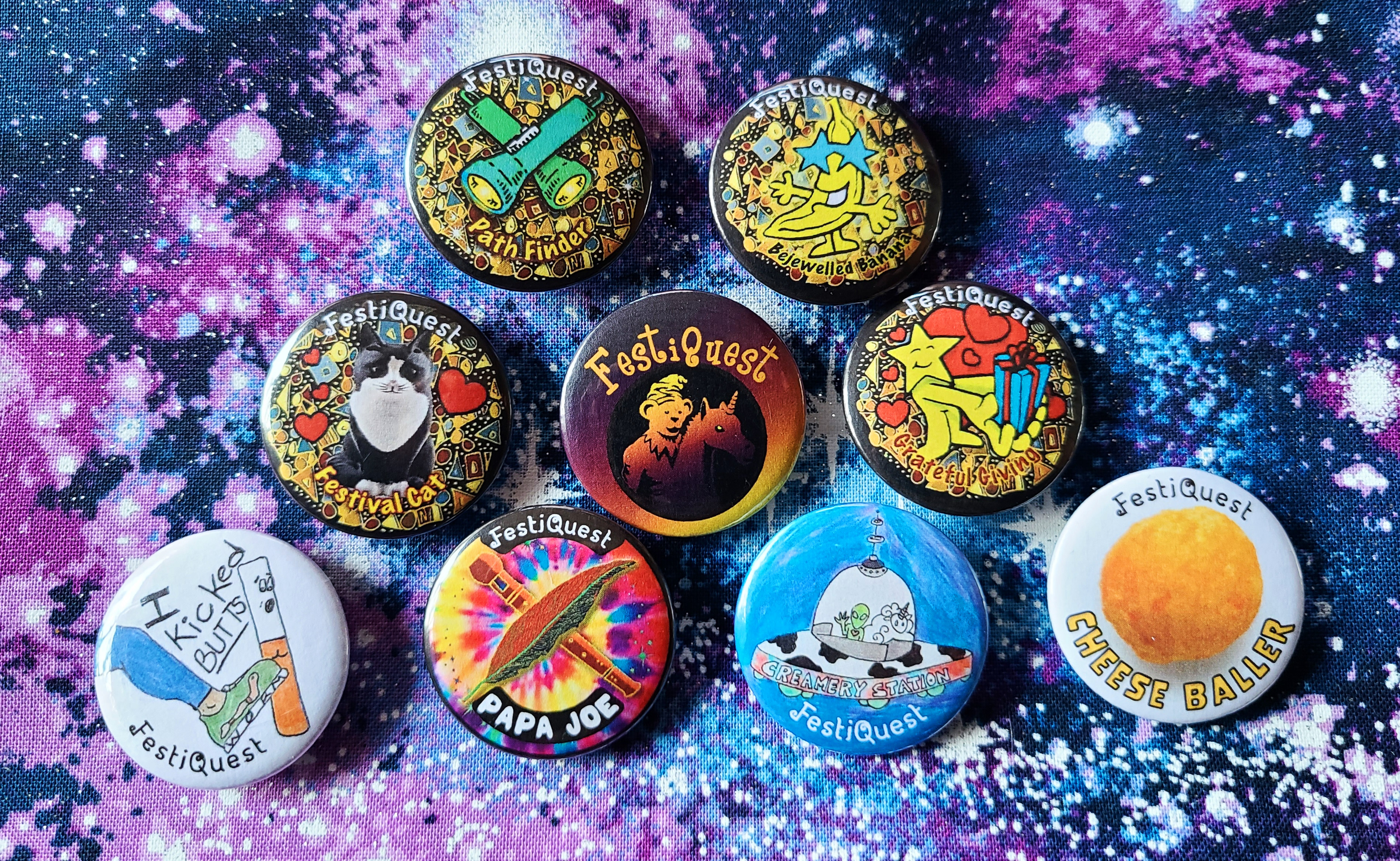 FestiQuest Achievement Buttons