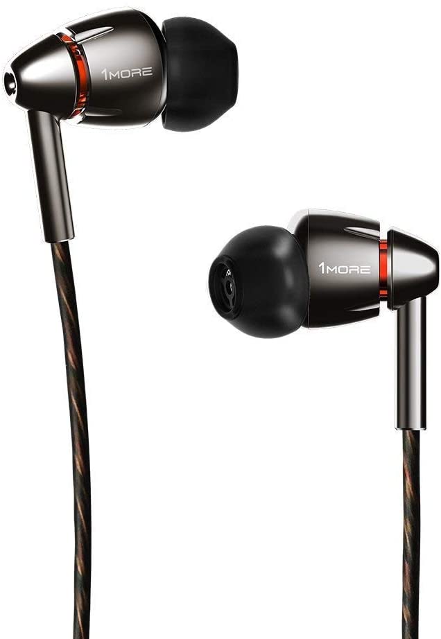 1MORE Quad Driver in-Ear Earphones Hi-Res High Fidelity Headphones Warm Bass