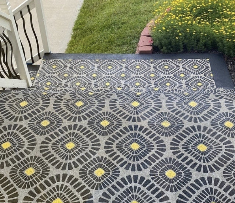 Front Porch Stencil Color Pop 