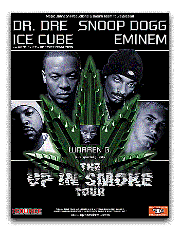 Dr Dre, Ice Cube, Snoop Dogg, Eminem 