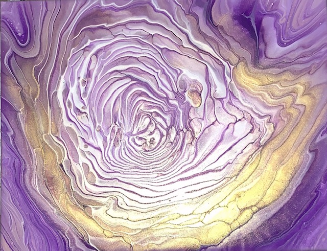 Purple Space Bloom