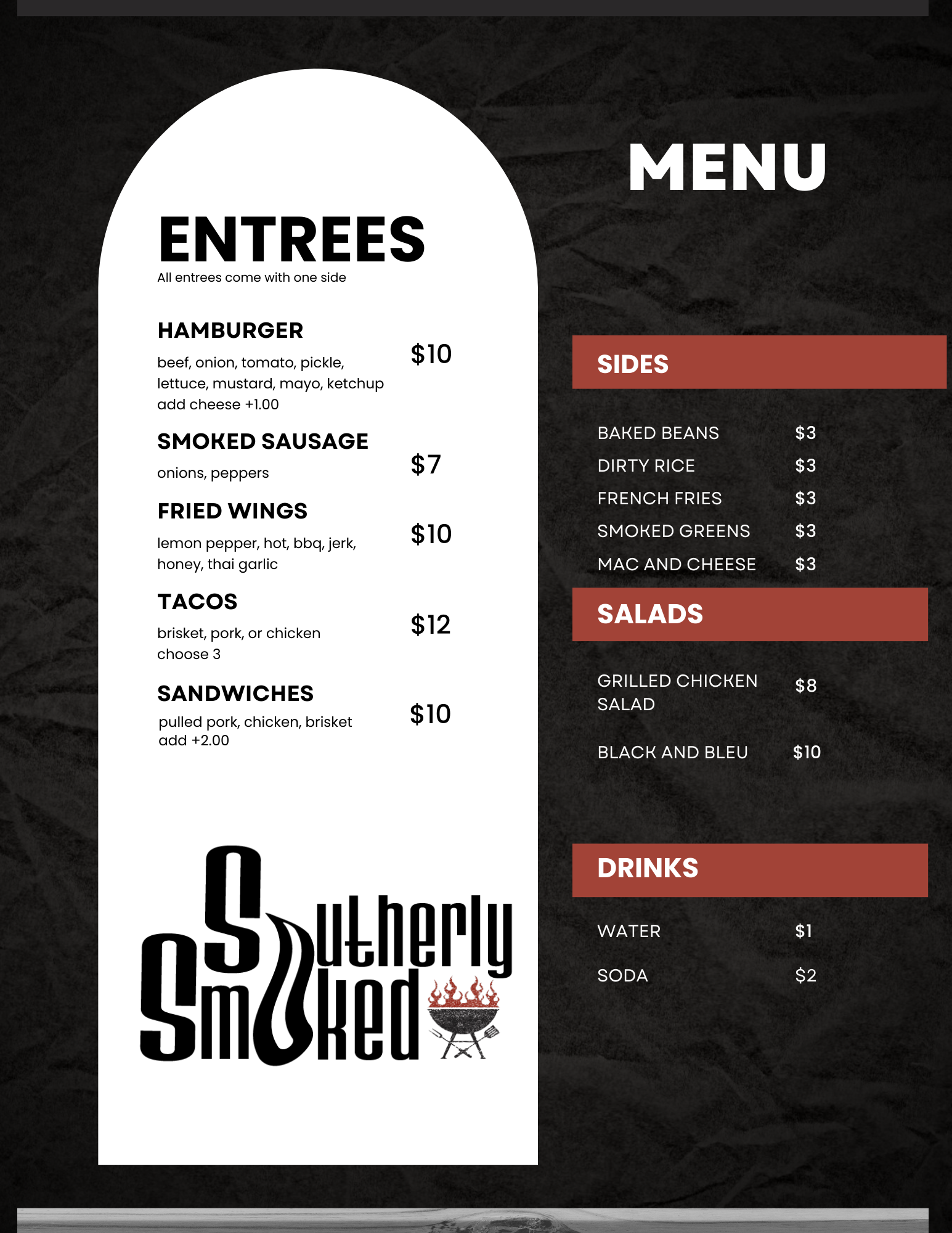 SS Menu 