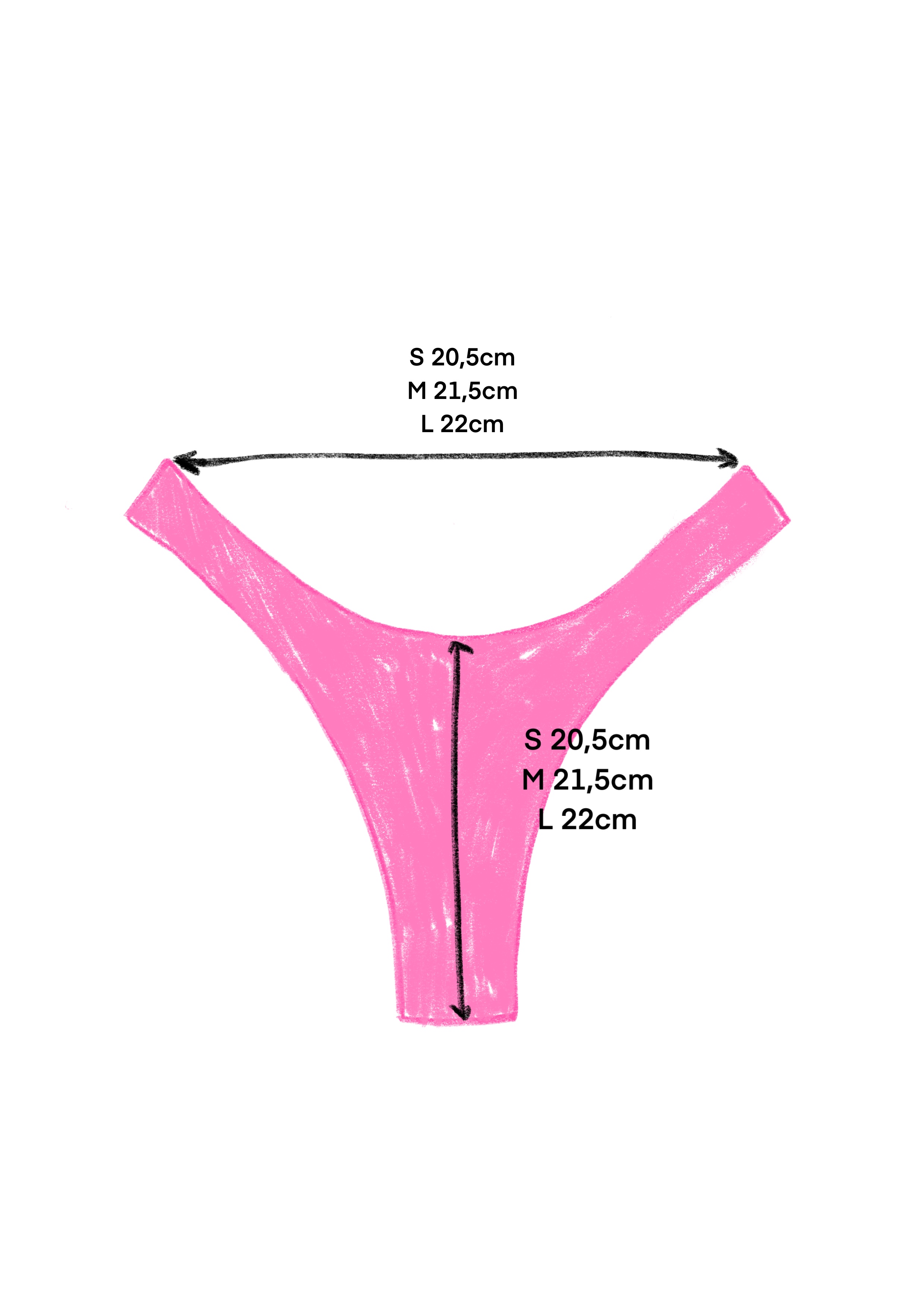 Bikini sizes