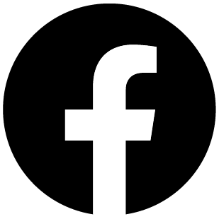 black facebook logo