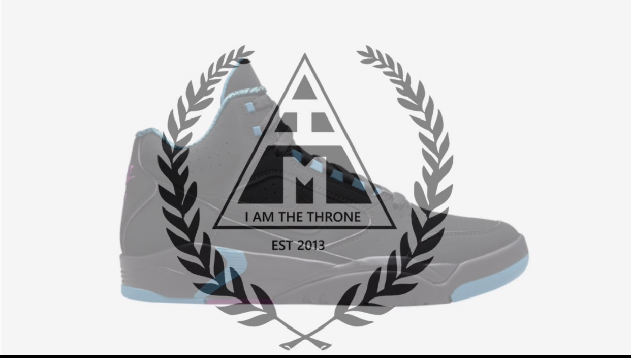 I AM THE THRONE Air Flight Black/Cyber Teal/Plume Red