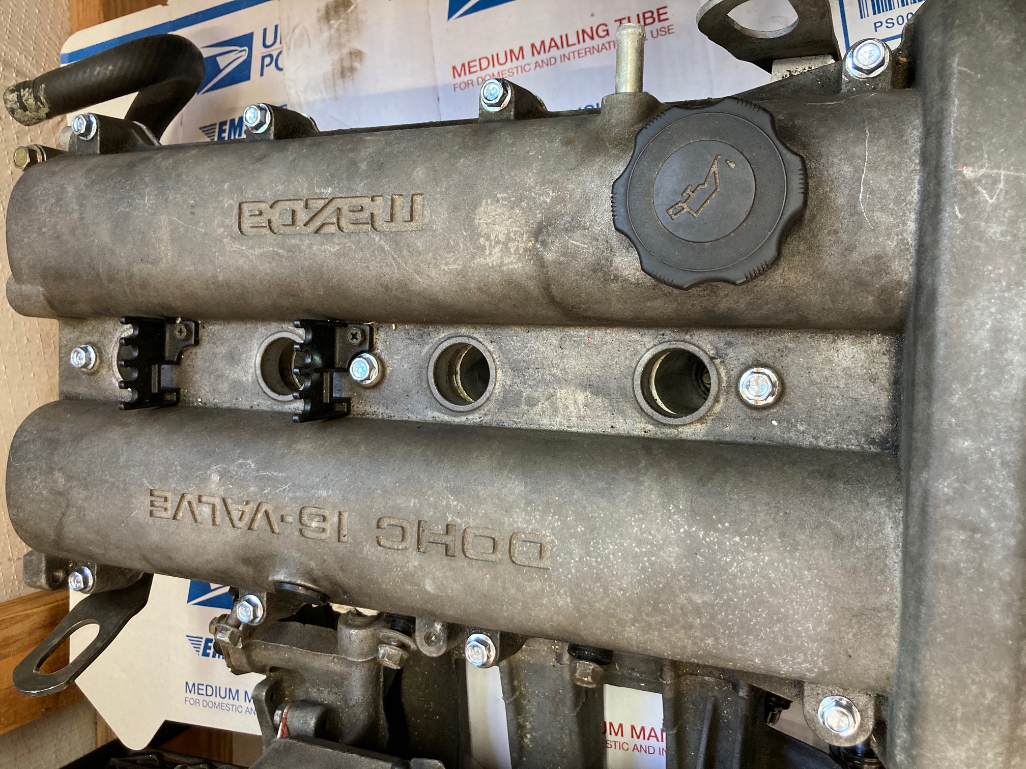 Typical Miata Valve cover and bolts