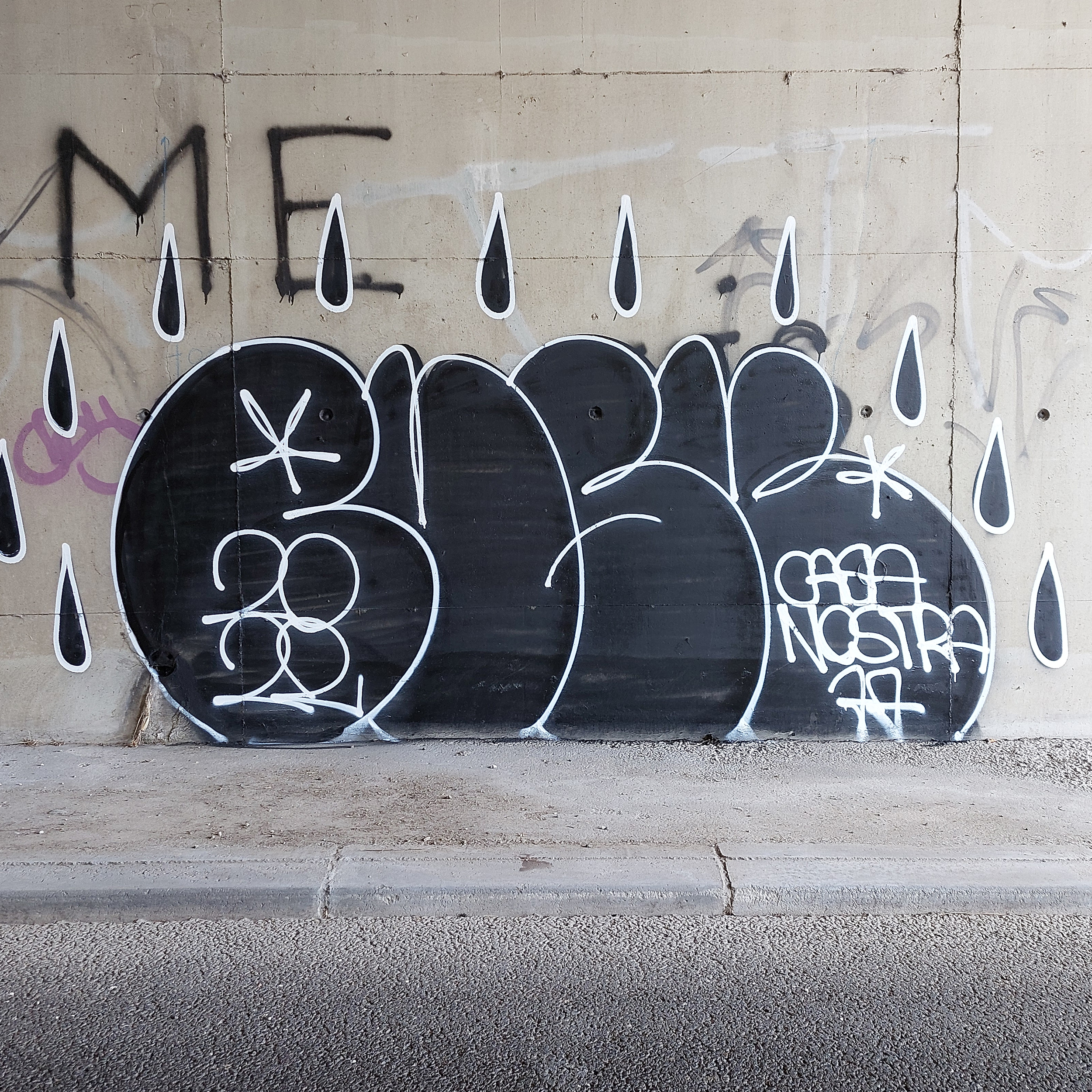 Black Bush 77 - street art - graffiti - painter