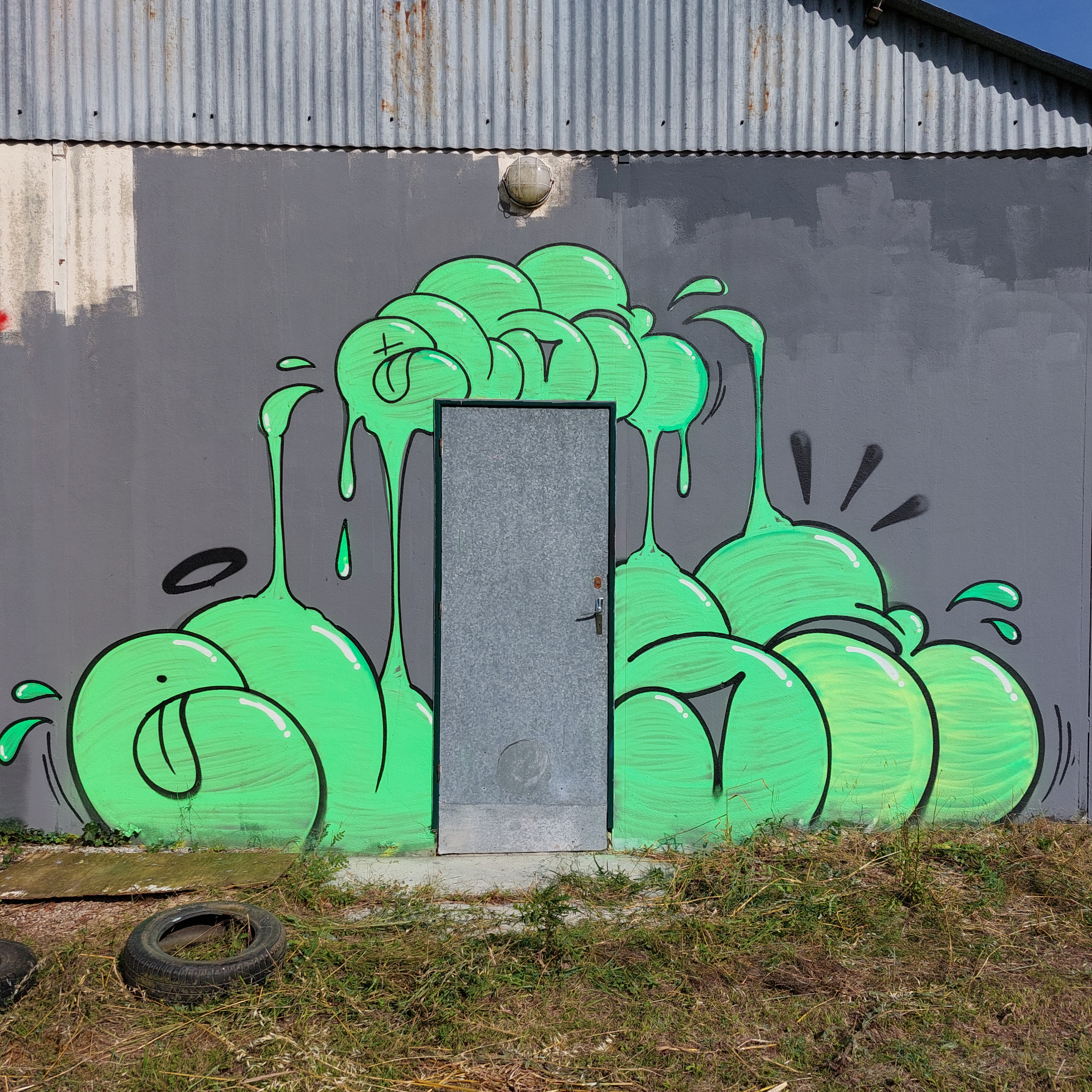 Bush Bushup Slime - street art - graffiti - painter