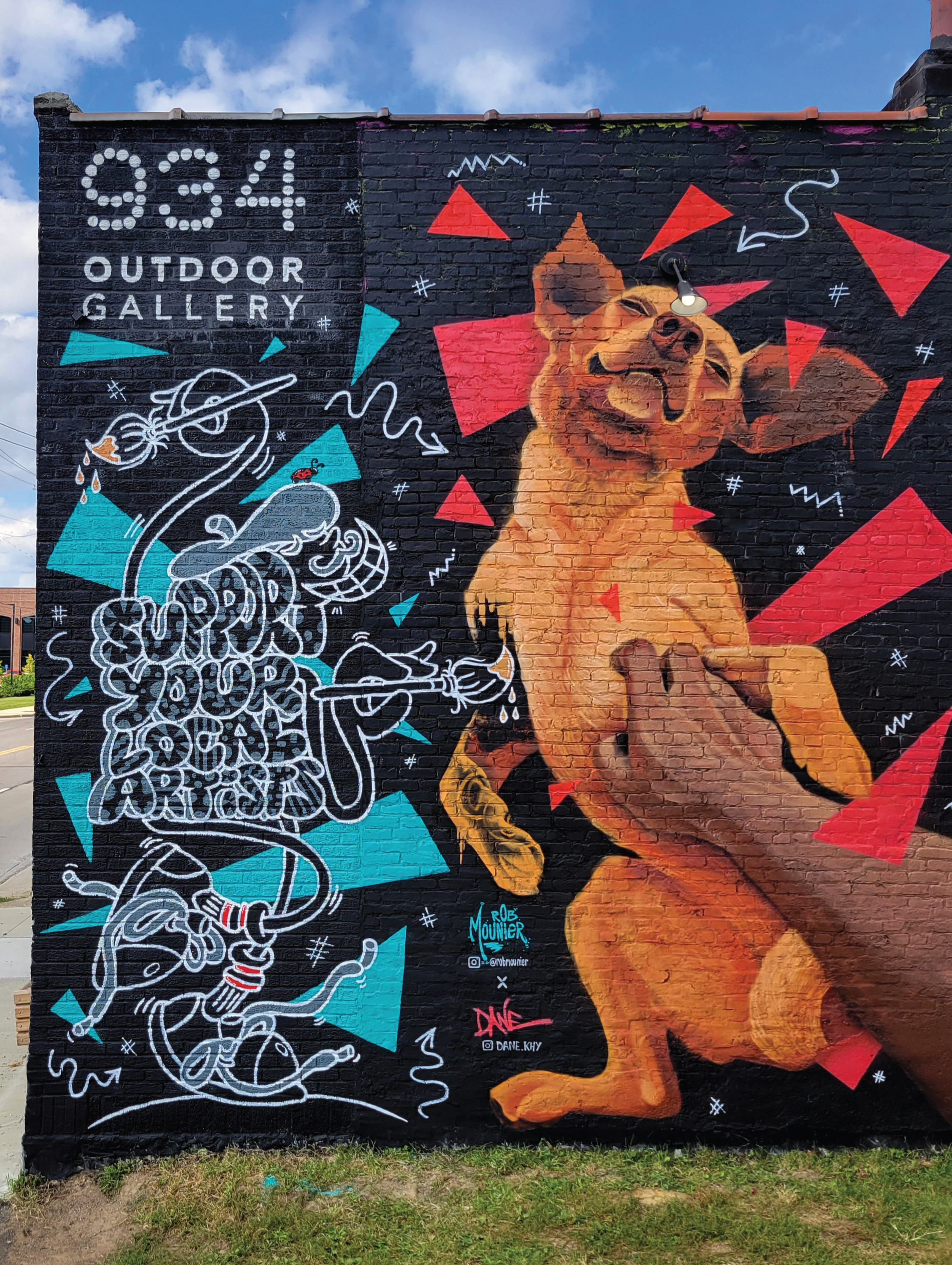 934 Gallery Mural by Dane Khy and Rob Mounier