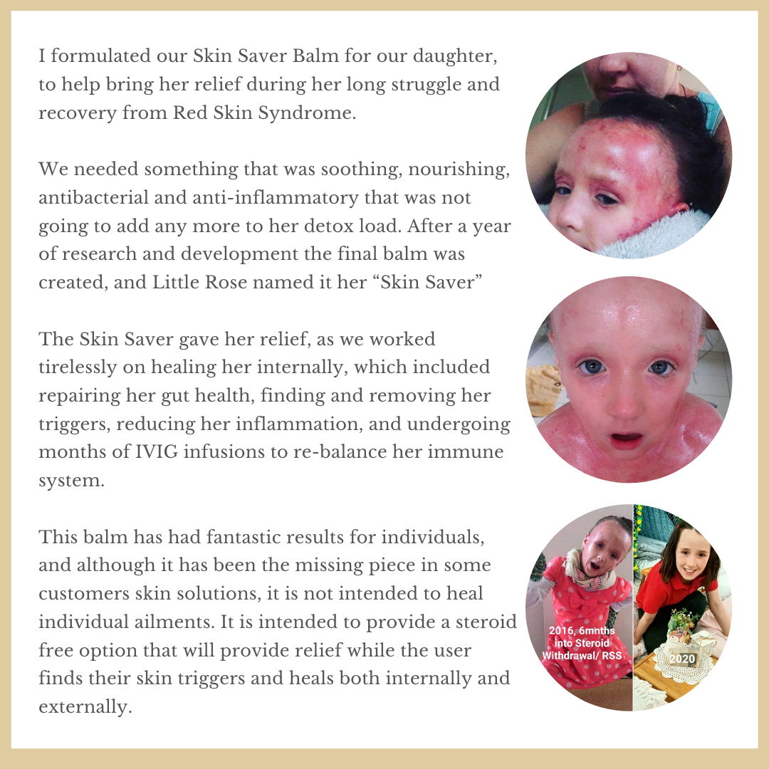 The creation of the Skin Saver Balm and Little Rose's Journey