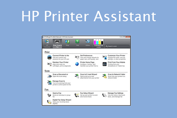 Printer assistant not working