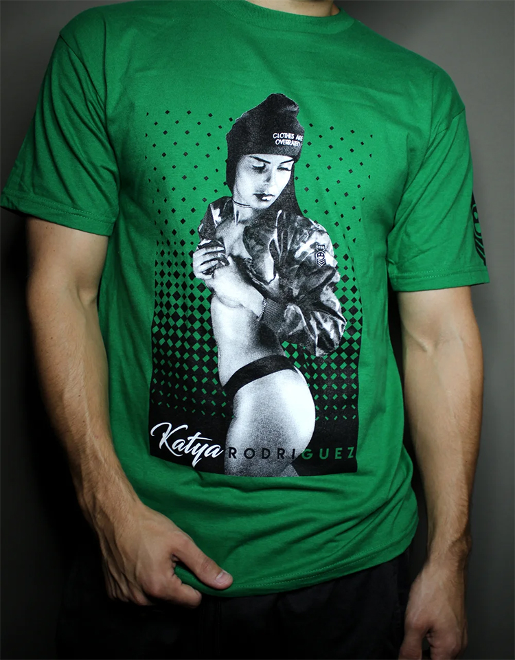Katya Rodriguez Green Shirt