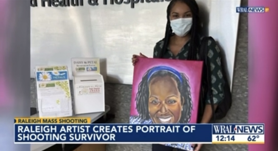 Check out my interview with WRAL here:  WRAL Healing through Art