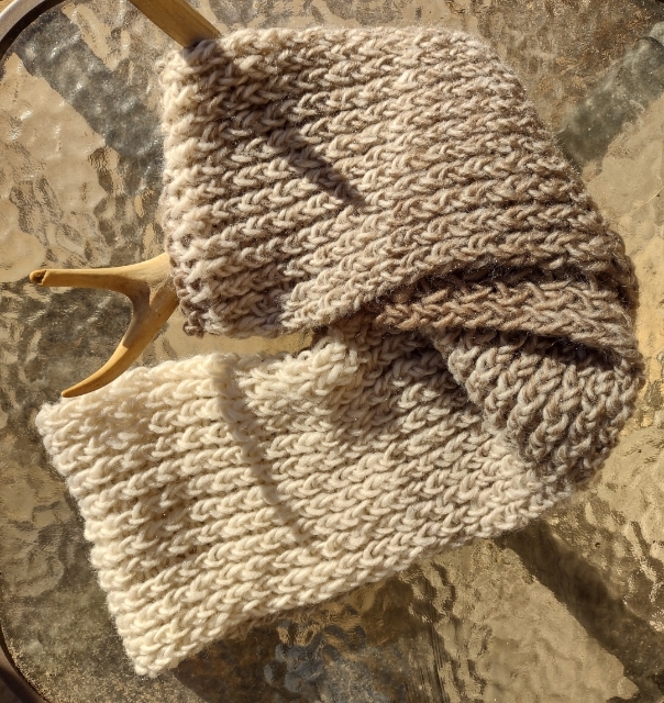 Cream Infinity Scarf