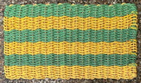 Image 1 of Green & Gold - Two Tone - 35 Fathom - Lobster Rope Mat
