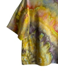 Image 8 of S Crop Cotton Tee in Sunrise Ice Dye