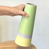 Tall Skyline Vase in Spring Green, Primrose and Lilac