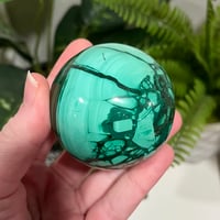 Image 1 of DISCOUNT Malachite Sphere C