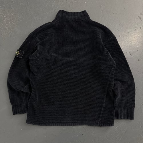 Image of AW 1998 Stone Island Chenille Knitted Sweatshirt, size large