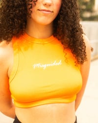 Image 3 of Halter Crop Top (ORNG)