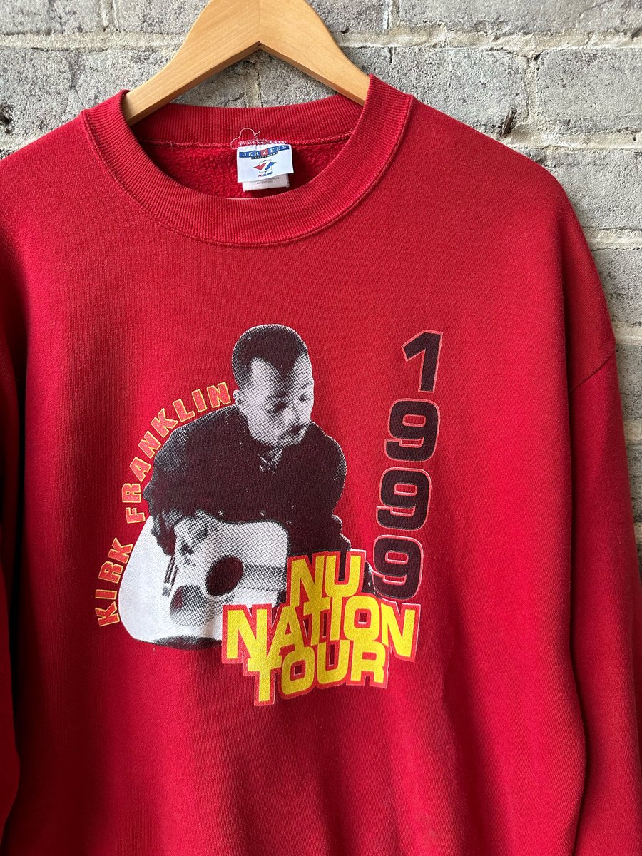 Image of 1999 Vintage Kirk Franklin Nu Nation Tour Sweatshirt, SIZE: XL