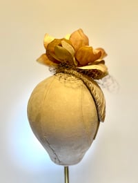 Image 2 of Creamy pink magnolia headpiece