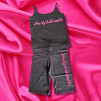 Pretty & Humble biker short set black