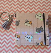 Image 2 of Cat Pink Sticky Note Cover — Cute Desk & School Notes