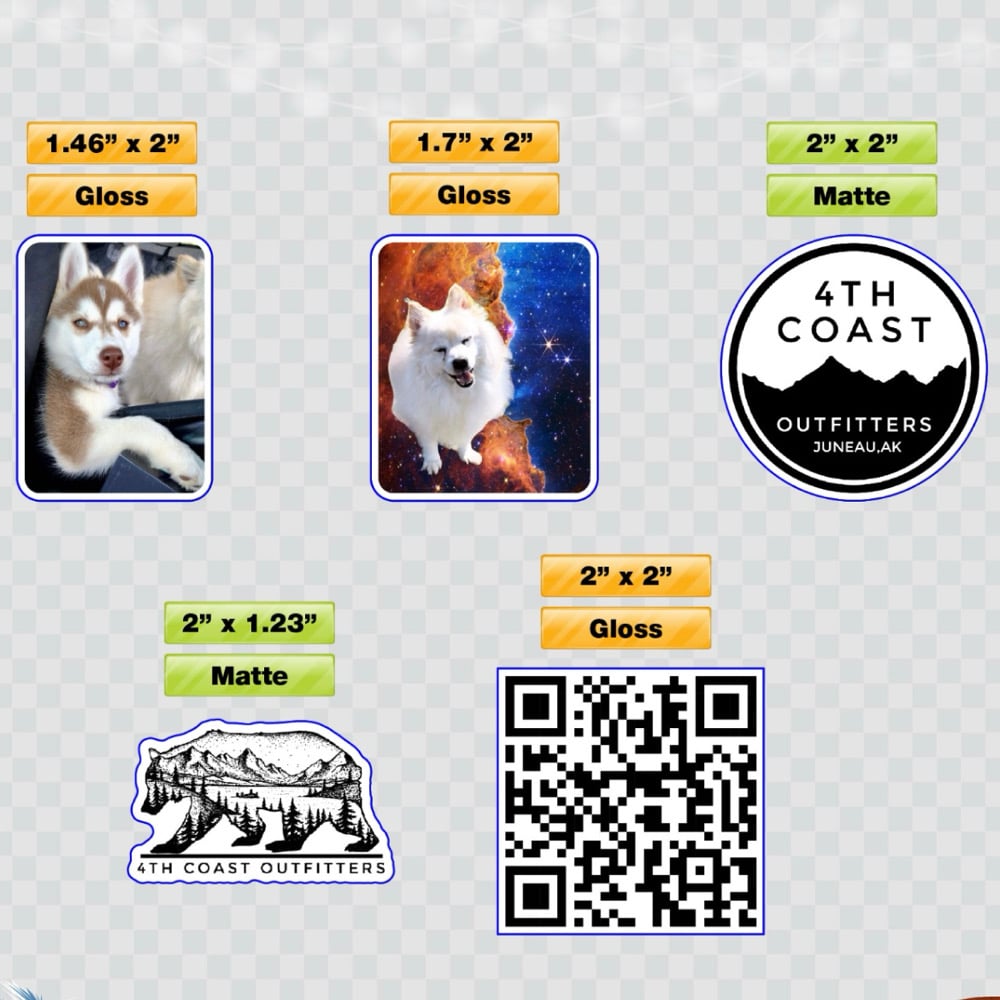Image of Tiny 2’’ sticker Pack