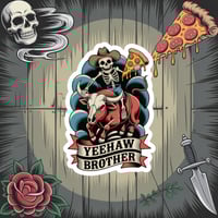 Image 2 of Yeehaw Vinyl Sticker