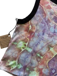 Image 8 of M Ladies Fitted Knit Contrast Tank in Muted Brights Ice Dye