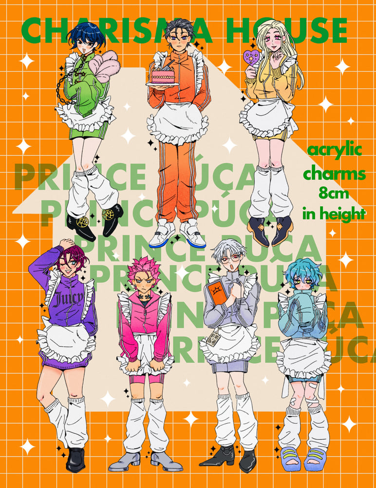 Image of [PREORDER] Charisma House acrylic charms 8cm 