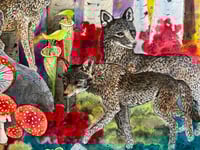 Image 3 of Red Wolves & Amanita Muscaria