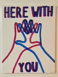 Image 1 of 'Here With You' Canvas Painting