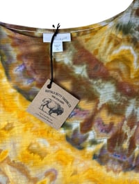 Image 8 of ♻️ UPCYCLED XL Tall J. Jill 100% Cotton Tunic Tank/ Dress in Honey Agate Ice Dye