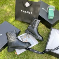 Image 3 of CC Silver Chain Boot