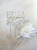 Wooden Cake Topper