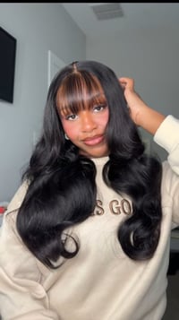 Image 2 of 13x4 fringe bangs glueless wig 