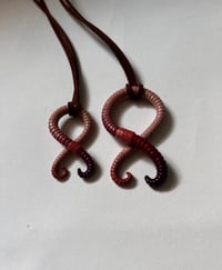 Image 2 of Troll Cross Worm Pendants